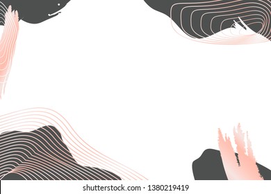 Abstract topographic patterned background vector