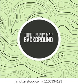 Abstract topographic style background. Editable vector. 