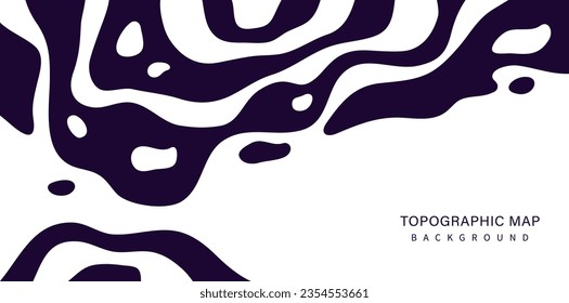 abstract topographical map style background - wavy circle lines, abstract wave lines textured background. ground contour line texture