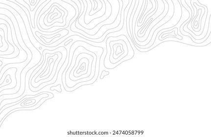 Abstrakte Topographie Map Contour Banner Hintergrund