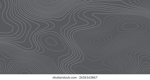 Abstract topography map contour line modern design with White background with topographic wavy pattern design. 