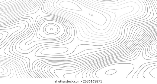Abstract topography map contour line modern design with White background with topographic wavy pattern design. 