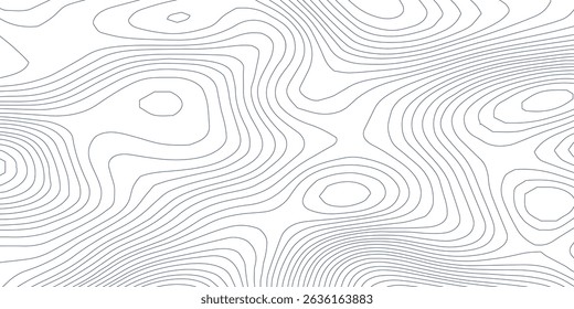 Abstract topography map contour line modern design with White background with topographic wavy pattern design. 