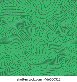 Abstract topography map. Seamless pattern can be used for wallpaper, pattern fills, web page background,surface textures. Contour map with grunge texture. Easy to edit.