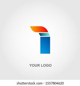 abstract torch logo vector template