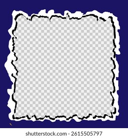 Abstract Torn Paper Background Template Design