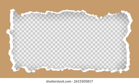 Abstract Torn Paper Background Template Design