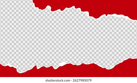 Abstract Torn Paper Background Template Design
