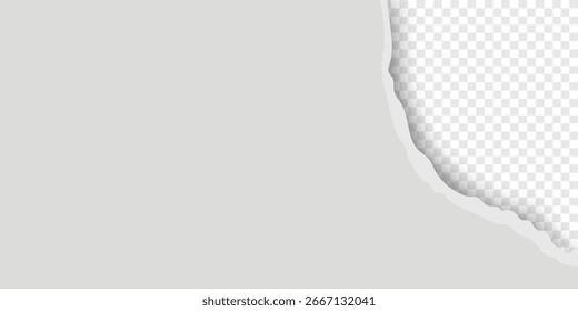Abstract torn paper design concept


