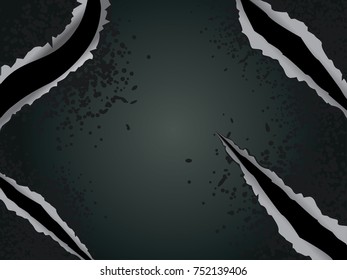 Abstract torn paper edge as grunge background.