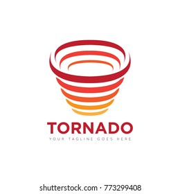 abstract tornado logo, icon design template