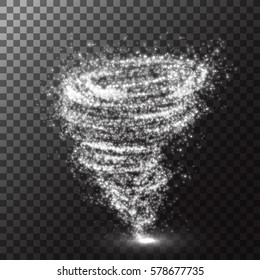 Abstrakter Tornado wirl. Vektorgrafik