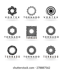 Abstract tornado symbols (1)