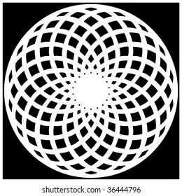 Abstract Torus Ornament  Vector 02