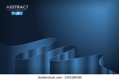 Abstract tosca blue background with dynamic shape and lines. 