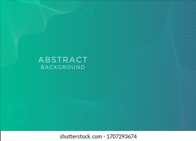 Abstract tosca composition trend background. Wavy, dynamic background, gradient color, flowing shapes,. Usable for landing page. Trendy and modern background color.