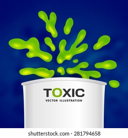 Abstract toxic vector color splash background paint fluid colorful ink splatters. Isolated creative ink. liquid ink or paint for banners, cards, posters and placards designs. vector  illustration