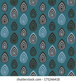 Abstract Traditional African Ornament. Seamless vector pattern.