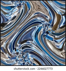Abstract traditional ethnic geometric wavy lines modern marble pattern background. art design, scarf, marble, fabric, wallpaper, banner, surface, template, clothing, rug, dress, digital printing