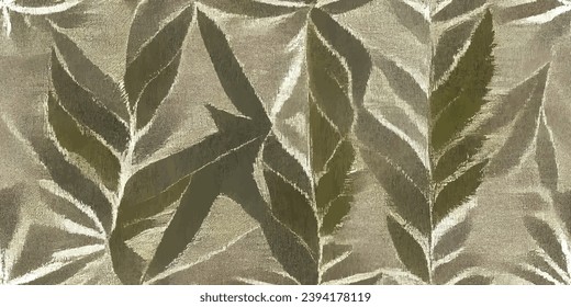 Abstract traditional folk antique graphic fabric line.Tribal embroidery stitch ikat repeat pattern. Ethnic Ikat tropical seamless patter.