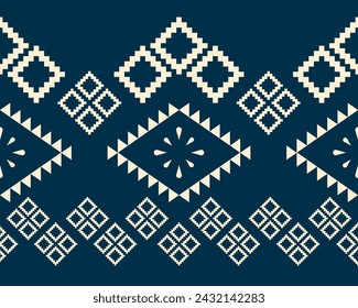 abstract Traditional geometric ethnic fabric pattern ornate elements with ethnic patterns design for textiles, rugs, clothing, sarong, scarf, batik, wrap, embroidery, print, curtain, carpet, wallpaper