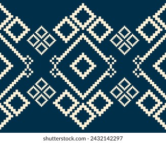abstract Traditional geometric ethnic fabric pattern ornate elements with ethnic patterns design for textiles, rugs, clothing, sarong, scarf, batik, wrap, embroidery, print, curtain, carpet, wallpaper