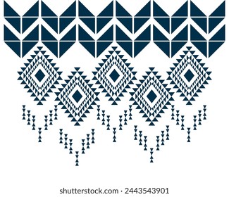 abstract Traditional geometric ethnic fabric pattern ornate elements with ethnic patterns design for textiles, rugs, clothing, sarong, scarf, batik, wrap, embroidery, print, curtain, carpet, wallpaper