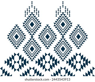 abstract Traditional geometric ethnic fabric pattern ornate elements with ethnic patterns design for textiles, rugs, clothing, sarong, scarf, batik, wrap, embroidery, print, curtain, carpet, wallpaper