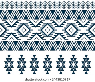 Resumen Patrón de tela étnica geométrica tradicional elementos ornamentados con patrones étnicos diseño para textiles, alfombras, ropa, sarong, bufanda, batik, envoltura, bordado, impresión, cortina, alfombra, papel pintado