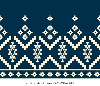 abstract Traditional geometric ethnic fabric pattern ornate elements with ethnic patterns design for textiles, rugs, clothing, sarong, scarf, batik, wrap, embroidery, print, curtain, carpet, wallpaper