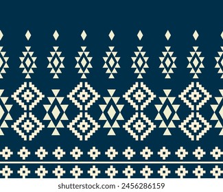abstract Traditional geometric ethnic fabric pattern ornate elements with ethnic patterns design for textiles, rugs, clothing, sarong, scarf, batik, wrap, embroidery, print, curtain, carpet, wallpaper