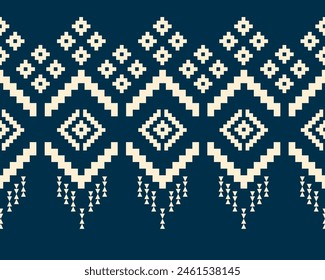 abstract Traditional geometric ethnic fabric pattern ornate elements with ethnic patterns design for textiles, rugs, clothing, sarong, scarf, batik, wrap, embroidery, print, curtain, carpet, wallpaper