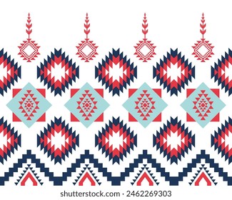 abstract Traditional geometric ethnic fabric pattern ornate elements with ethnic patterns design for textiles, rugs, clothing, sarong, scarf, batik, wrap, embroidery, print, curtain, carpet, wallpaper