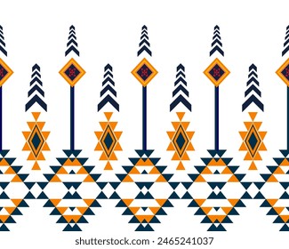 abstract Traditional geometric ethnic fabric pattern ornate elements with ethnic patterns design for textiles, rugs, clothing, sarong, scarf, batik, wrap, embroidery, print, curtain, carpet, wallpaper