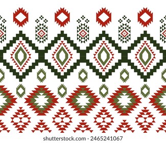 abstract Traditional geometric ethnic fabric pattern ornate elements with ethnic patterns design for textiles, rugs, clothing, sarong, scarf, batik, wrap, embroidery, print, curtain, carpet, wallpaper