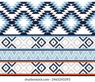 abstract Traditional geometric ethnic fabric pattern ornate elements with ethnic patterns design for textiles, rugs, clothing, sarong, scarf, batik, wrap, embroidery, print, curtain, carpet, wallpaper