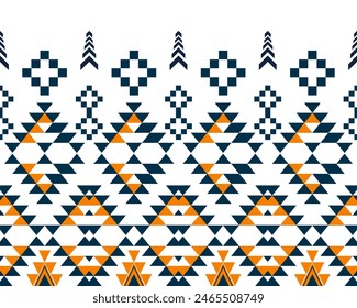 abstract Traditional geometric ethnic fabric pattern ornate elements with ethnic patterns design for textiles, rugs, clothing, sarong, scarf, batik, wrap, embroidery, print, curtain, carpet, wallpaper