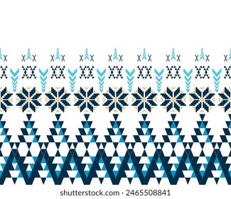abstract Traditional geometric ethnic fabric pattern ornate elements with ethnic patterns design for textiles, rugs, clothing, sarong, scarf, batik, wrap, embroidery, print, curtain, carpet, wallpaper