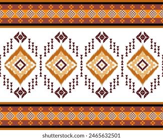 abstract Traditional geometric ethnic fabric pattern ornate elements with ethnic patterns design for textiles, rugs, clothing, sarong, scarf, batik, wrap, embroidery, print, curtain, carpet, wallpaper