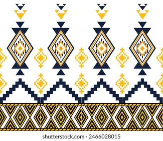 abstract Traditional geometric ethnic fabric pattern ornate elements with ethnic patterns design for textiles, rugs, clothing, sarong, scarf, batik, wrap, embroidery, print, curtain, carpet, wallpaper