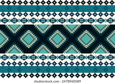 abstract Traditional geometric ethnic fabric pattern ornate elements with ethnic patterns design for textiles, rugs, clothing, sarong, scarf, batik, wrap, embroidery, print, curtain, carpet