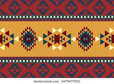 abstract Traditional geometric ethnic fabric pattern ornate elements with ethnic patterns design for textiles, rugs, clothing, sarong, scarf, batik, wrap, embroidery, print, curtain, carpet