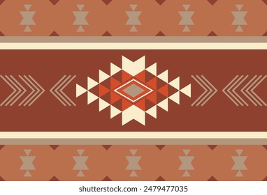abstract Traditional geometric ethnic fabric pattern ornate elements with ethnic patterns design for textiles, rugs, clothing, sarong, scarf, batik, wrap, embroidery, print, curtain, carpet