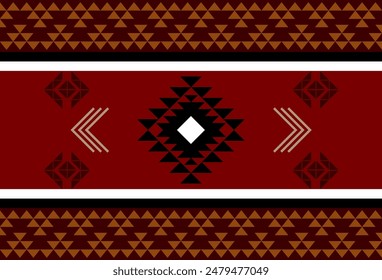 abstract Traditional geometric ethnic fabric pattern ornate elements with ethnic patterns design for textiles, rugs, clothing, sarong, scarf, batik, wrap, embroidery, print, curtain, carpet