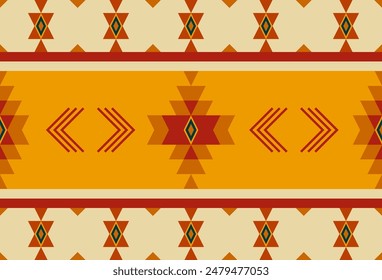 abstract Traditional geometric ethnic fabric pattern ornate elements with ethnic patterns design for textiles, rugs, clothing, sarong, scarf, batik, wrap, embroidery, print, curtain, carpet