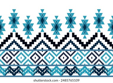 abstract Traditional geometric ethnic fabric pattern ornate elements with ethnic patterns design for textiles, rugs, clothing, sarong, scarf, batik, wrap, embroidery, print, curtain, carpet