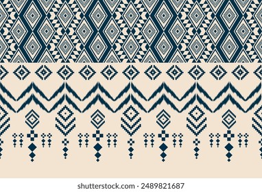 abstract Traditional geometric ethnic fabric pattern ornate elements with ethnic patterns design for textiles, rugs, clothing, sarong, scarf, batik, wrap, embroidery, print, curtain, carpet