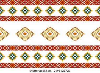 abstract Traditional geometric ethnic fabric pattern ornate elements with ethnic patterns design for textiles, rugs, clothing, sarong, scarf, batik, wrap, embroidery, print, curtain, carpe