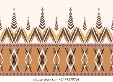 abstract Traditional geometric ethnic fabric pattern ornate elements with ethnic patterns design for textiles, rugs, clothing, sarong, scarf, batik, wrap, embroidery, print, curtain, carpe