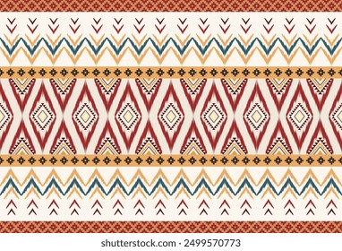 abstract Traditional geometric ethnic fabric pattern ornate elements with ethnic patterns design for textiles, rugs, clothing, sarong, scarf, batik, wrap, embroidery, print, curtain, carpe